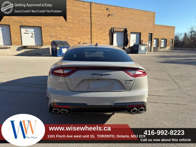 
								2019 Kia Stinger GT AWD | Available for Lease | Twin-Turbo V6 | 365 HP | Clean Carfax full									